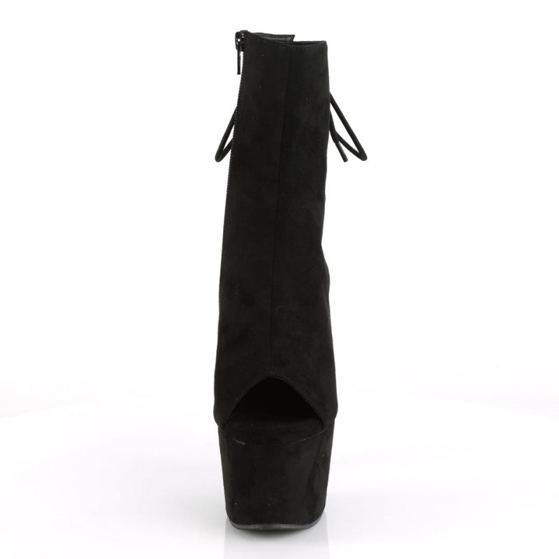 Black Pleaser Adore-1018FS Suede Women's Heels Boots | AUSTRALIA GIPQO