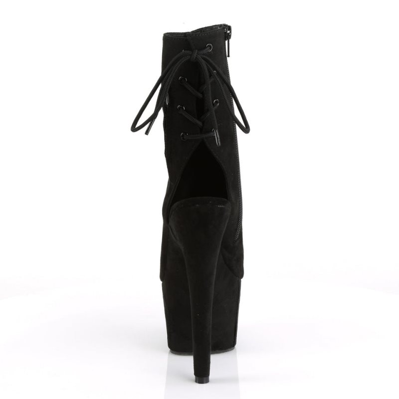 Black Pleaser Adore-1018FS Suede Women's Heels Boots | AUSTRALIA GIPQO