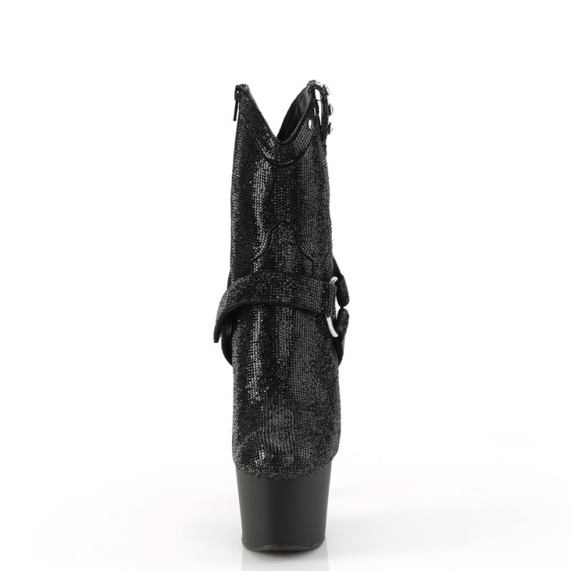 Black Pleaser Adore-1029RS Women's Heels Boots | AUSTRALIA LWSPA