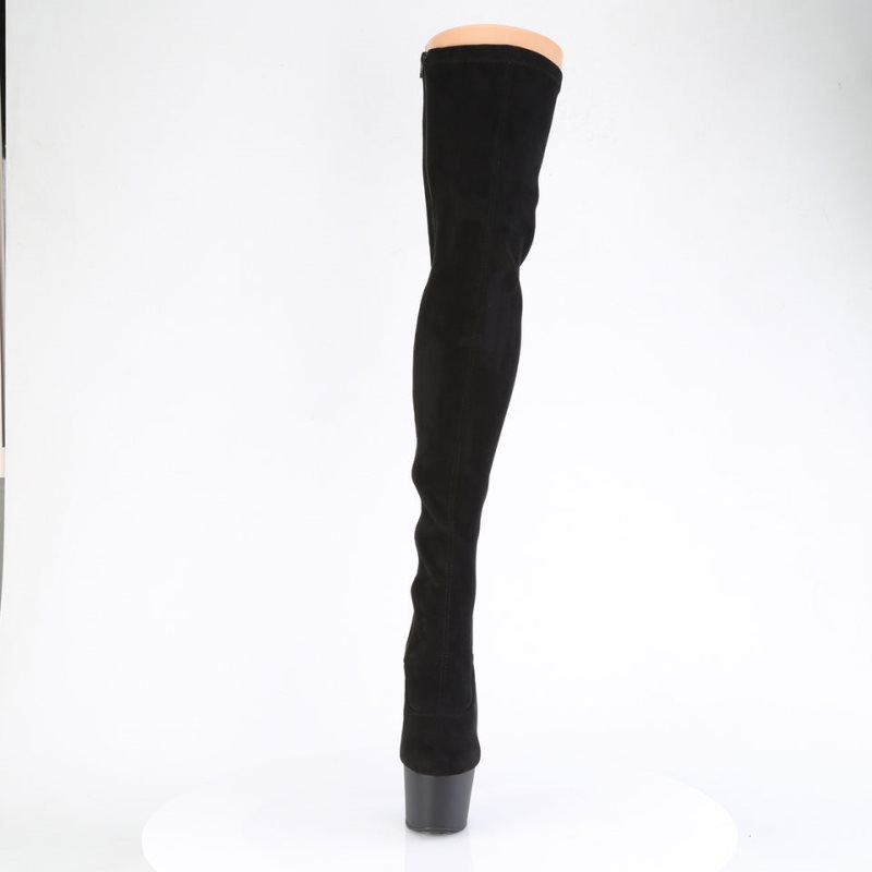 Black Pleaser Adore-3063 Women's Thigh High Boots | AU XOIQHBC