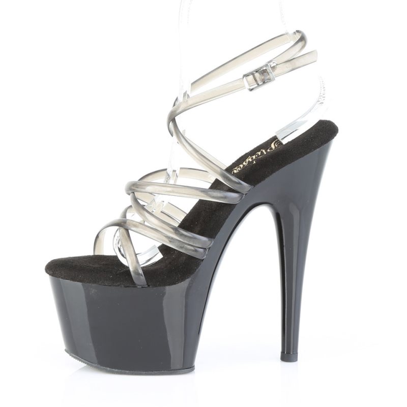 Black Pleaser Adore-706 Women's Platform Heels Sandals | AUSTRALIA ZDNWS