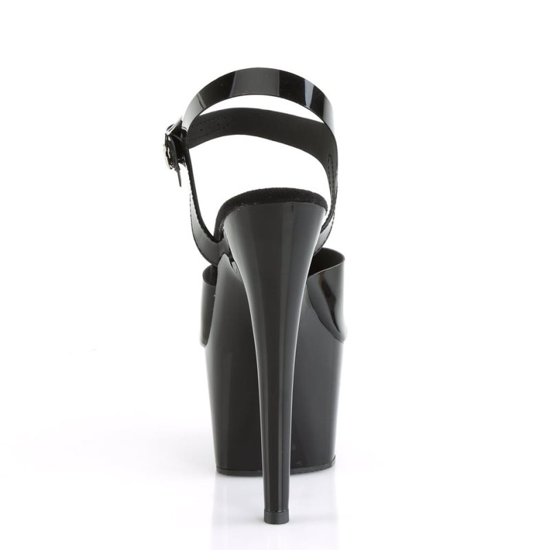 Black Pleaser Adore-708N Women's Platform Heels Sandals | AU ZBMQCGX