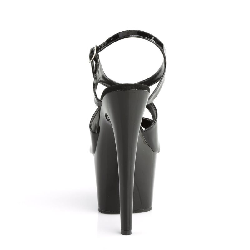 Black Pleaser Adore-730 Women's Platform Heels Sandals | AUSTRALIA RQIWF