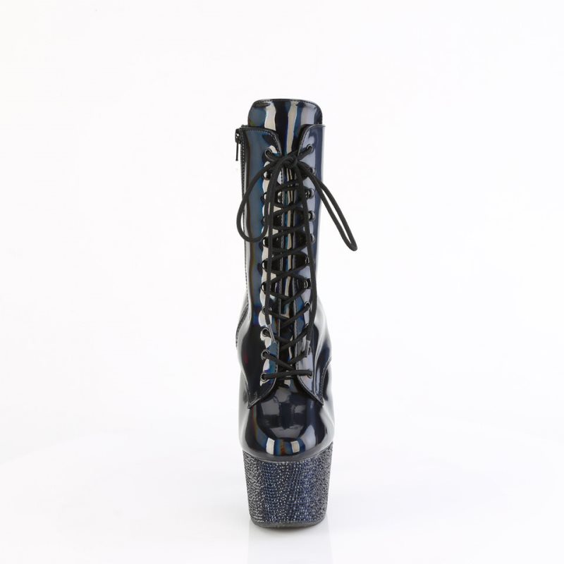 Black Pleaser Bejeweled-1020-7 Women's Heels Boots | AUSTRALIA CUXQV