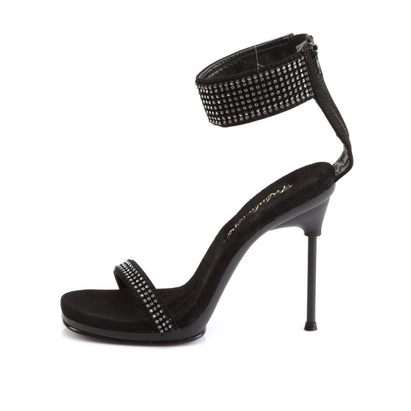 Black Pleaser Chic-40 Women's Heels Sandals | AUSTRALIA YWNCX