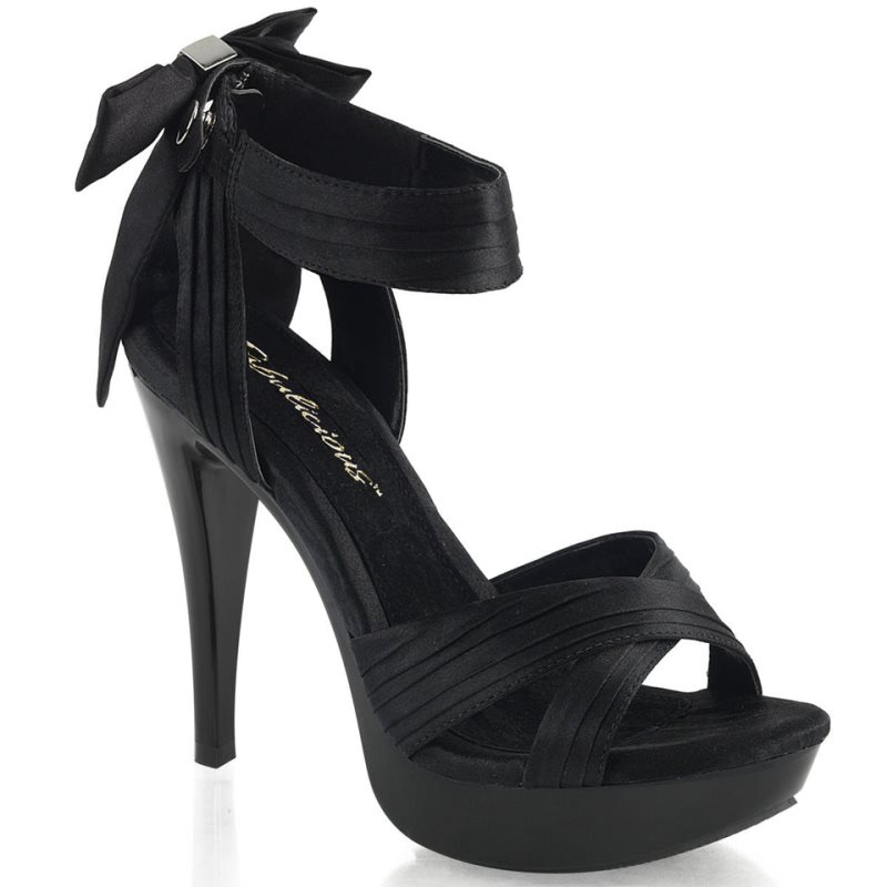 Black Pleaser Cocktail-568 Women\'s Platform Heels Sandals | AUSTRALIA JOLNF