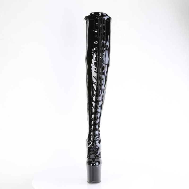 Black Pleaser Craze-3023 Women's Thigh High Boots | AU MCQFSJI