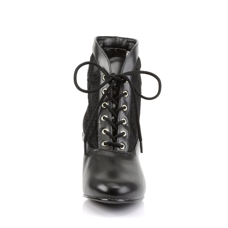 Black Pleaser Dame-05 Women's Heels Boots | AU SXODENZ