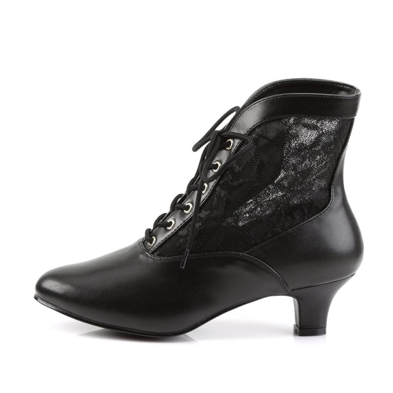 Black Pleaser Dame-05 Women's Heels Boots | AU SXODENZ