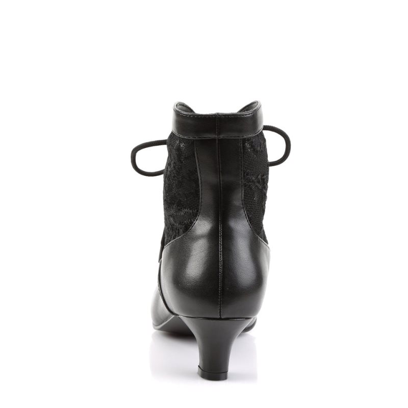 Black Pleaser Dame-05 Women's Heels Boots | AU SXODENZ