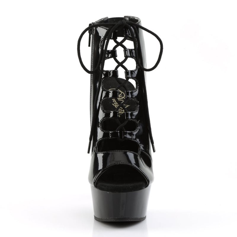 Black Pleaser Delight-600-20 Women's Heels Boots | AU NOCPRHT