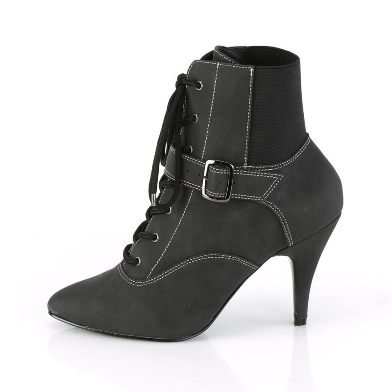 Black Pleaser Dream-1022 Vegan Leather Women's Heels Boots | AUSTRALIA XHDST