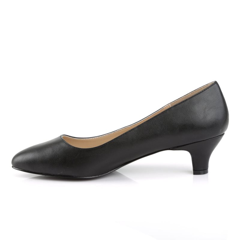 Black Pleaser Fab-420 Vegan Leather Women's Pumps | AUSTRALIA XMFDH