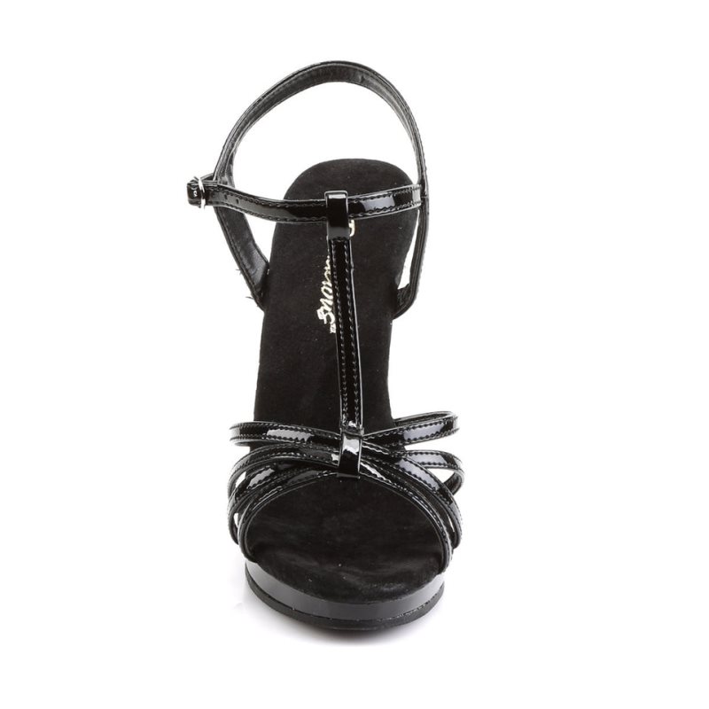 Black Pleaser Flair-420 Women's Heels Sandals | AU BDUVJRT