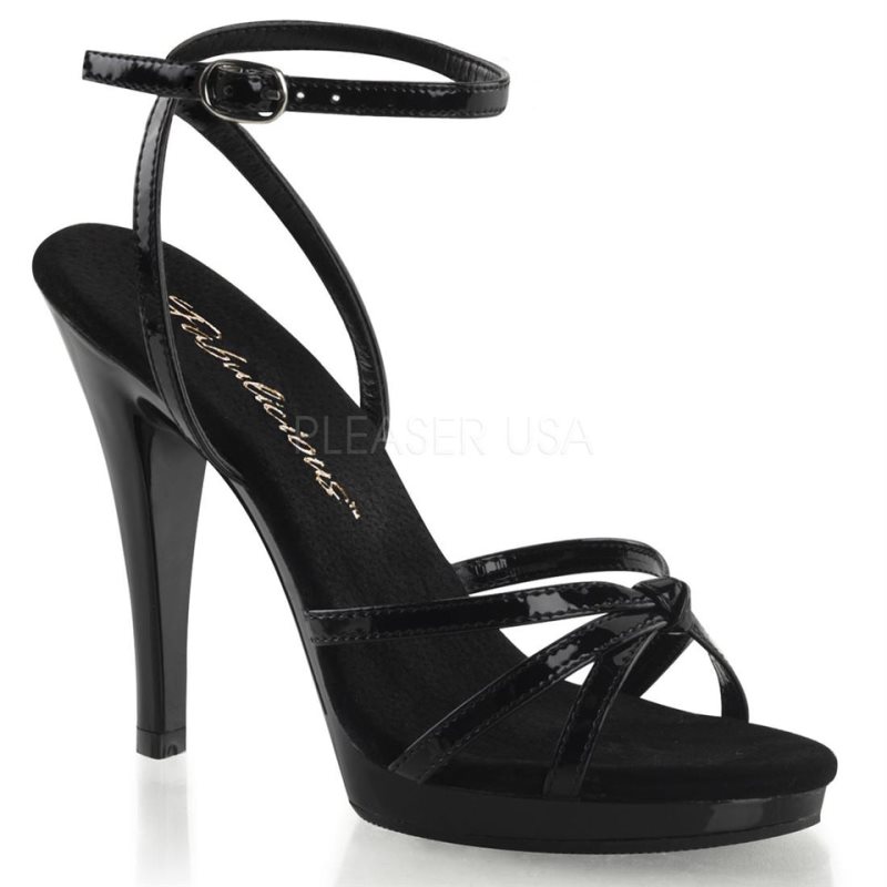 Black Pleaser Flair-436 Women\'s Heels Sandals | AUSTRALIA RPYAM