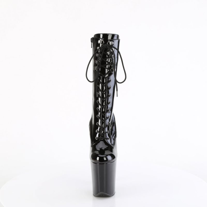 Black Pleaser Flamingo-1054 Women's Heels Boots | AUSTRALIA FZHQP