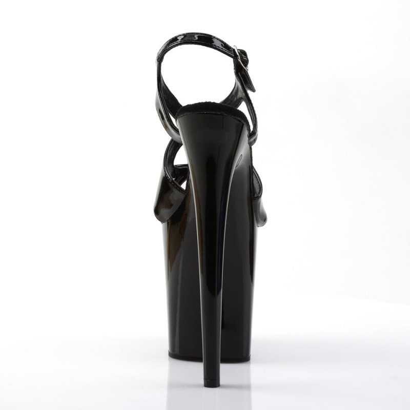 Black Pleaser Flamingo-831 Women's Platform Heels Sandals | AU WAXDSJN