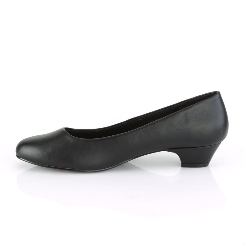 Black Pleaser Gwen-01 Vegan Leather Women's Pumps | AUSTRALIA VQTYW