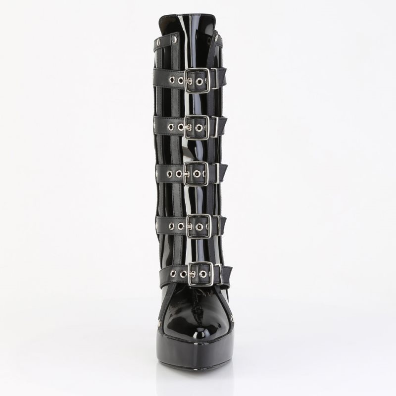 Black Pleaser Indulge-1038 Women's Heels Boots | AUSTRALIA LRGEO