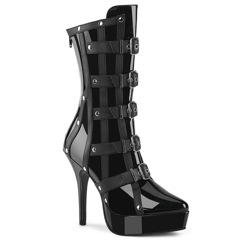 Black Pleaser Indulge-1038 Women\'s Heels Boots | AUSTRALIA LRGEO