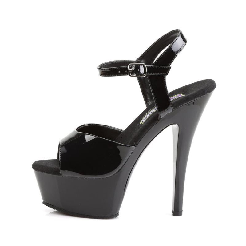 Black Pleaser Juliet-209 Women's Platform Heels Sandals | AU BRDYKAC