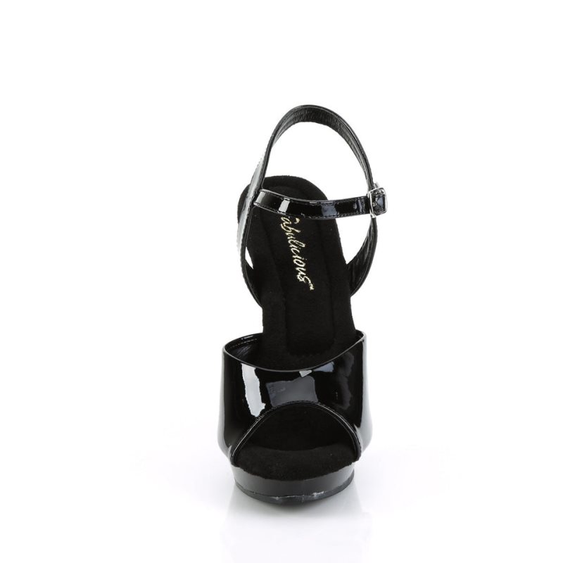 Black Pleaser Lip-109 Women's Heels Sandals | AU VRBEGJM