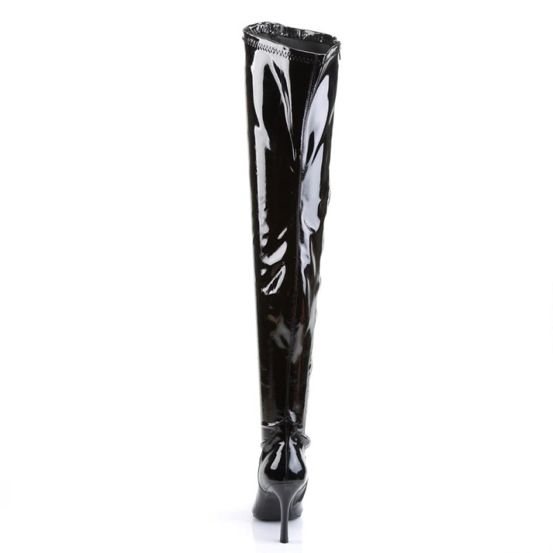 Black Pleaser Lust-3000 Women's Thigh High Boots | AU LSRCUFG