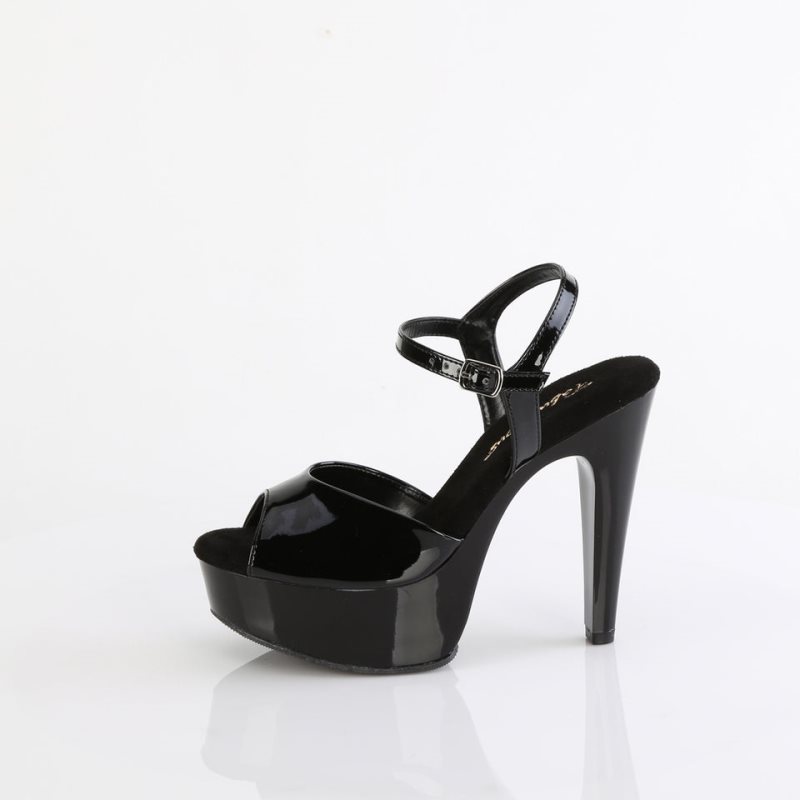 Black Pleaser Martini-509 Women's Platform Heels Sandals | AU WUXMYJF