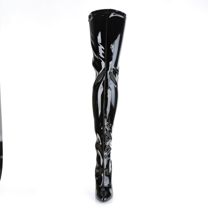 Black Pleaser Seduce-3063 Women's Thigh High Boots | AUSTRALIA NIKQT