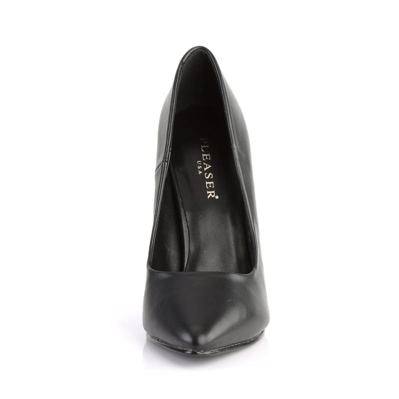 Black Pleaser Seduce-420 Vegan Leather Women's Pumps | AU AOBCDZW