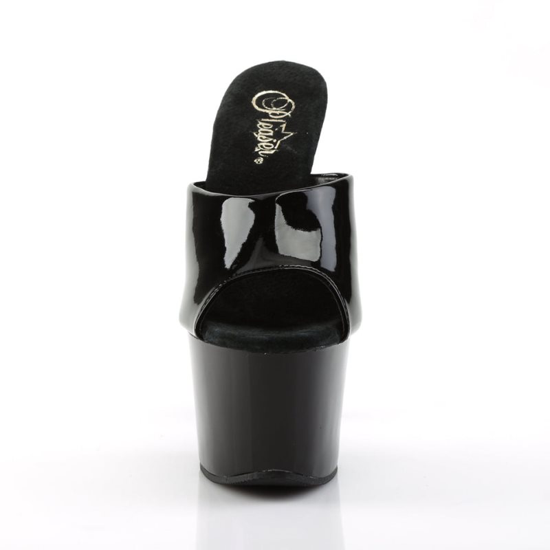 Black Pleaser Sky-301 Women's Platform Slides | AUSTRALIA SJQKL