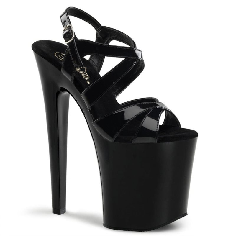 Black Pleaser Xtreme-872 Women\'s Platform Heels Sandals | AU ZGRXHJK