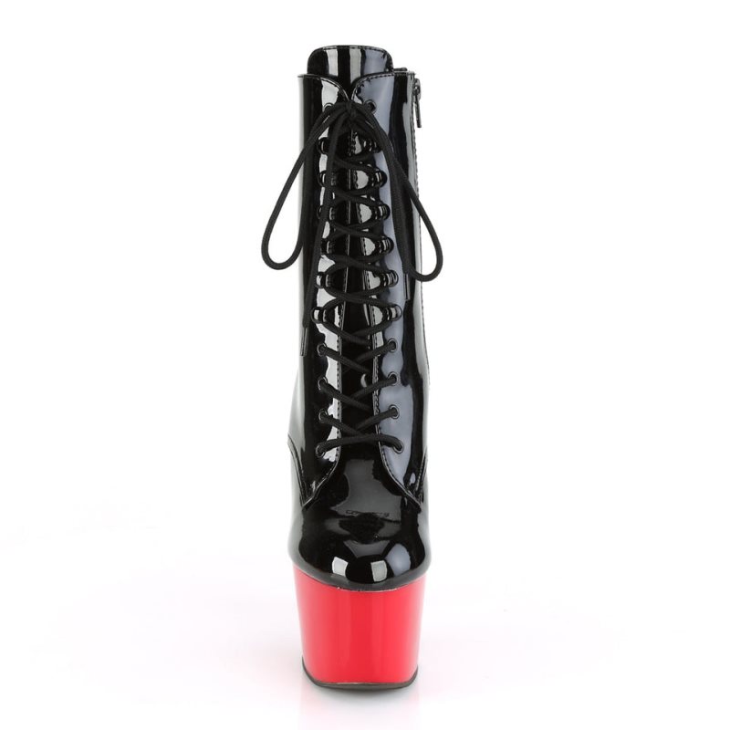 Black / Red Pleaser Adore-1020 Women's Heels Boots | AU LEIYNXW