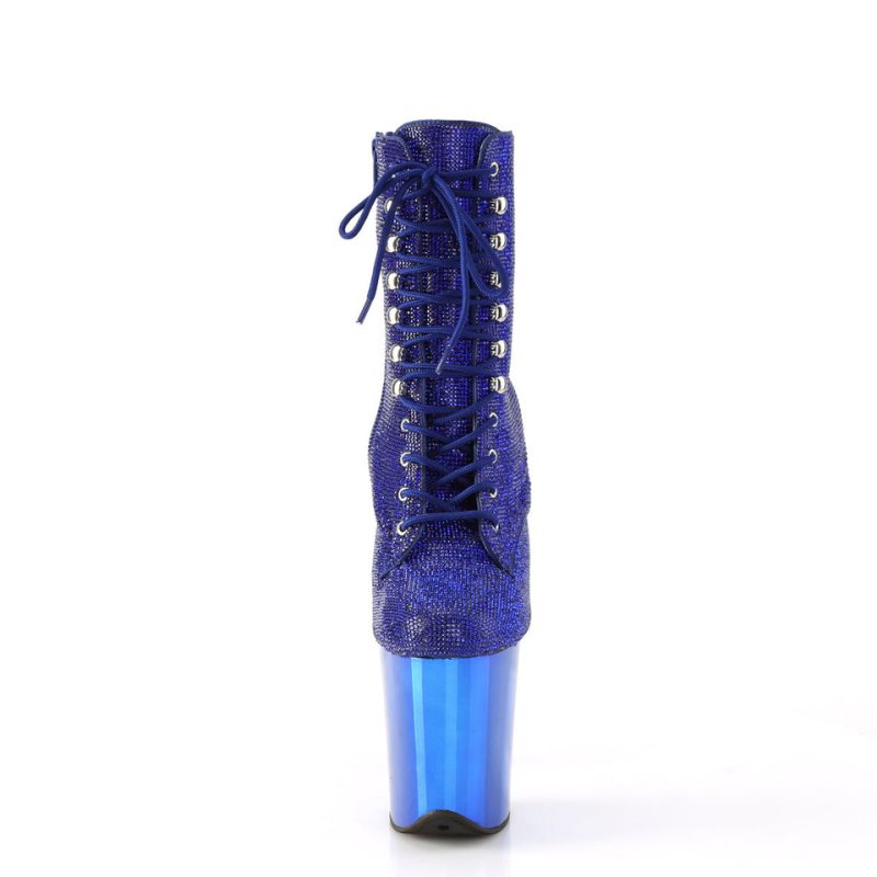 Blue Pleaser Flamingo-1020CHRS Women's Heels Boots | AU NFOQPVU