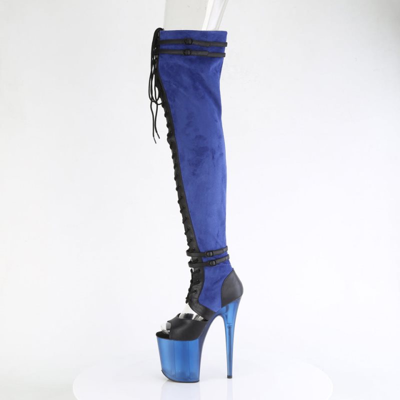 Blue Pleaser Flamingo-3027 Women's Thigh High Boots | AUSTRALIA JHITR