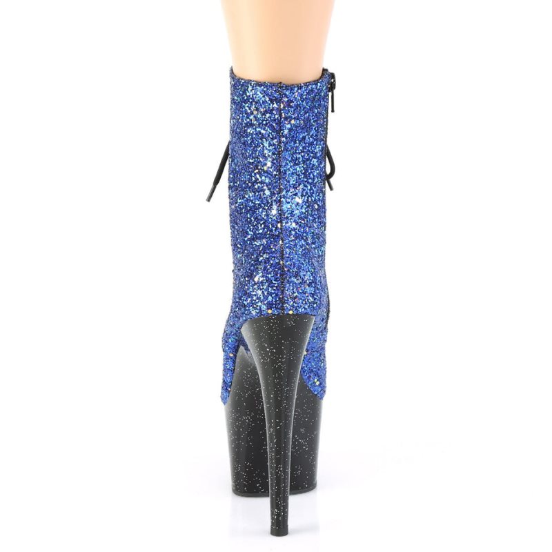 Blue / Black Pleaser Adore-1020MG Women's Heels Boots | AU GBYZEKD