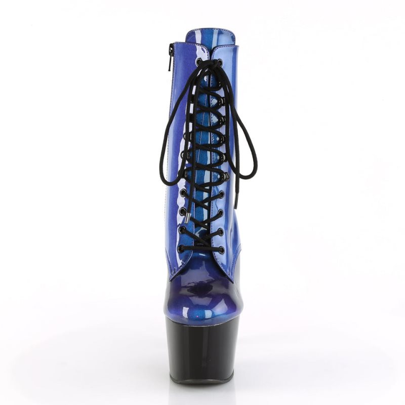 Blue / Purple Pleaser Adore-1020SHG Women's Heels Boots | AUSTRALIA QKOIB