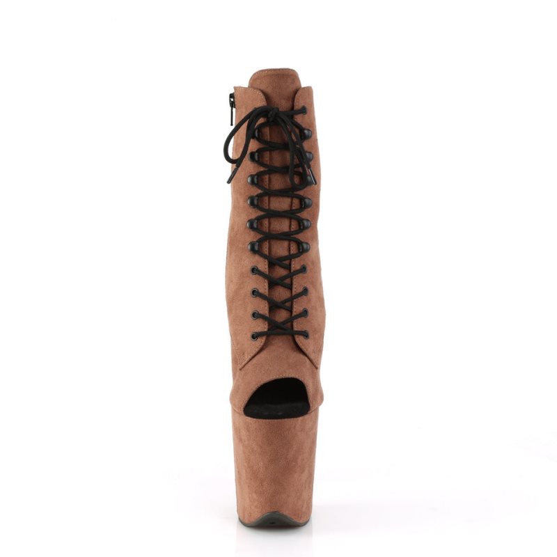 Brown Pleaser Flamingo-1021FS Women's Heels Boots | AUSTRALIA YXQJN