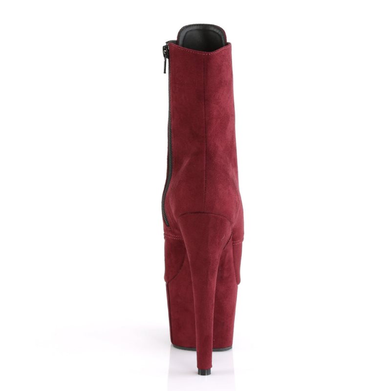 Burgundy Pleaser Adore-1021FS Women's Heels Boots | AUSTRALIA THOVM