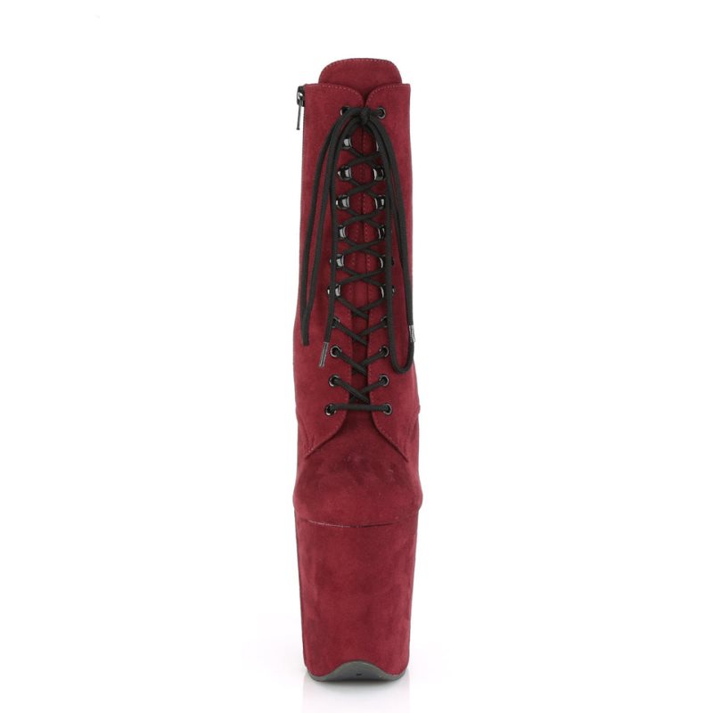 Burgundy Pleaser Flamingo-1020FS Women's Heels Boots | AUSTRALIA MPBAV