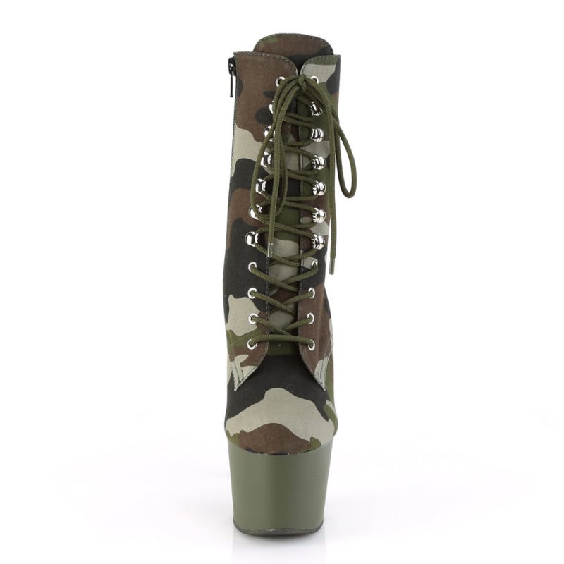 Camo Pleaser Adore-1020CAMO Women's Heels Boots | AU JWZIDQY