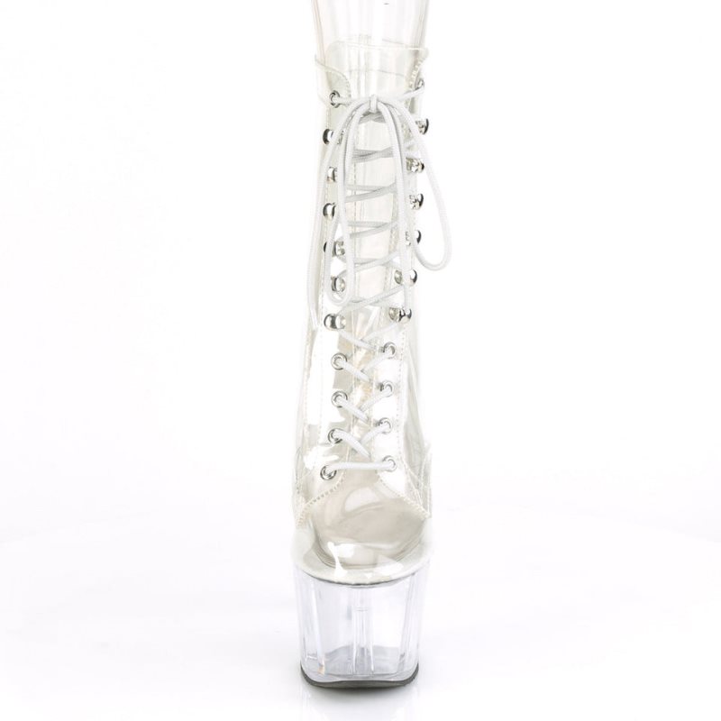 Clear Pleaser Adore-1020C Women's Heels Boots | AUSTRALIA APEBX