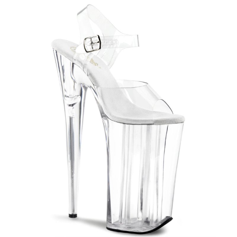 Clear Pleaser Beyond-008 Women\'s Platform Heels Sandals | AUSTRALIA RCZVI