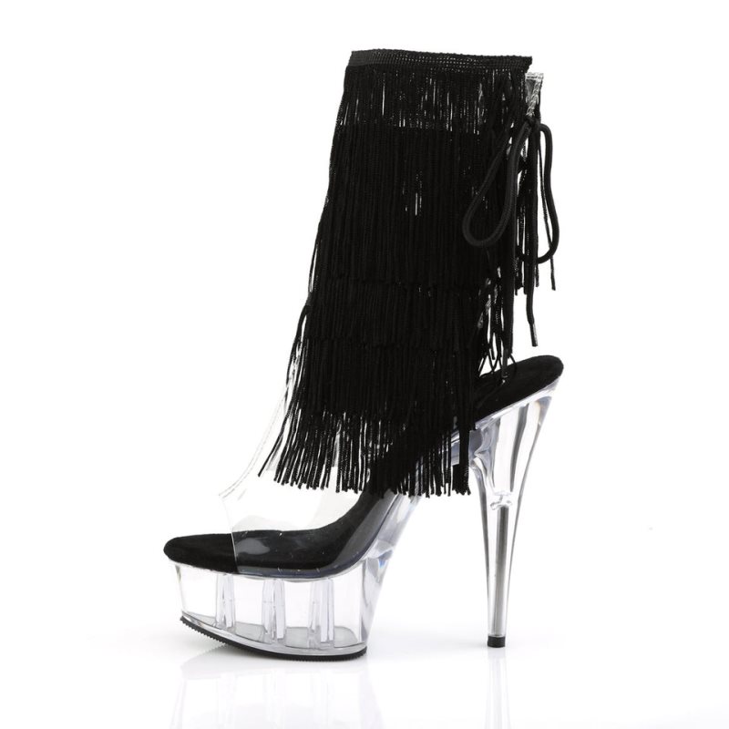 Clear Pleaser Delight-1017TF Women's Heels Boots | AUSTRALIA OZCTB