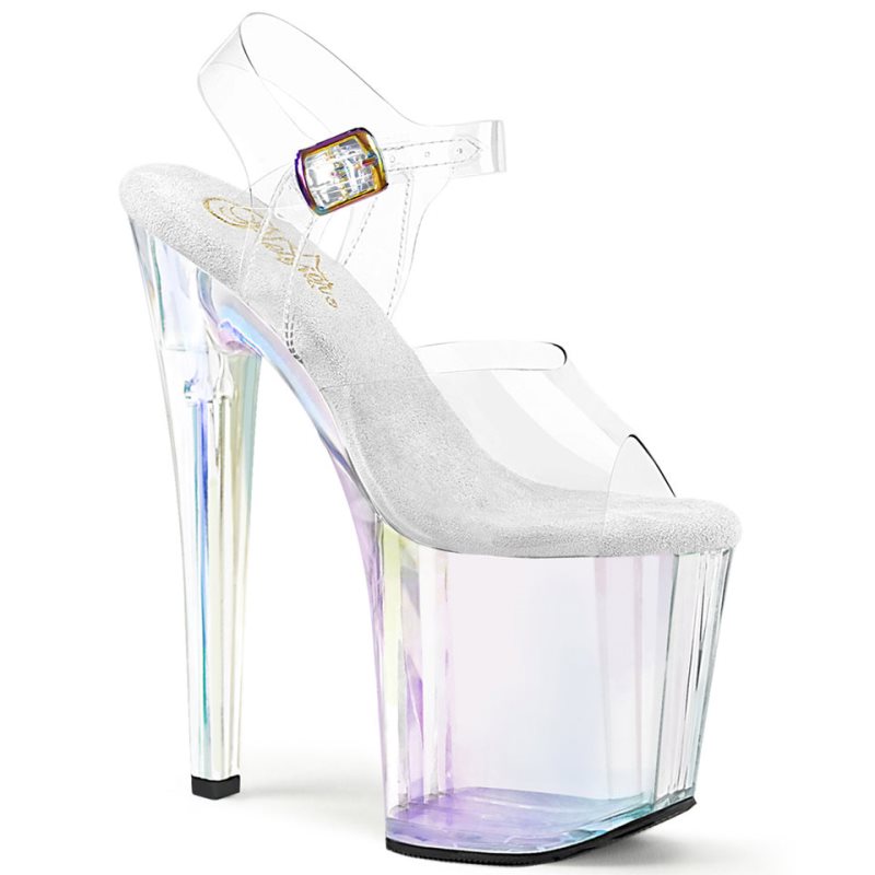 Clear Pleaser Enchant-708HT Women\'s Platform Heels Sandals | AUSTRALIA CXLRO