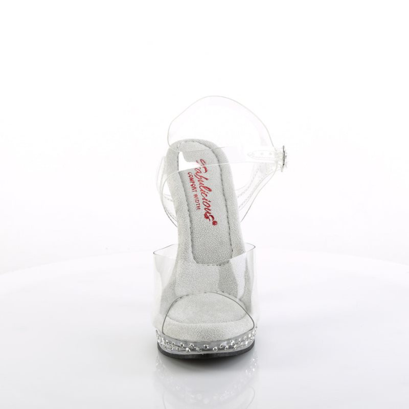 Clear Pleaser Glory-508SDT Women's Heels Sandals | AUSTRALIA BHMDQ