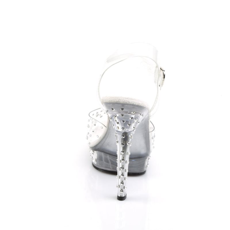 Clear Pleaser Lip-108RS Women's Heels Sandals | AUSTRALIA HDQGW