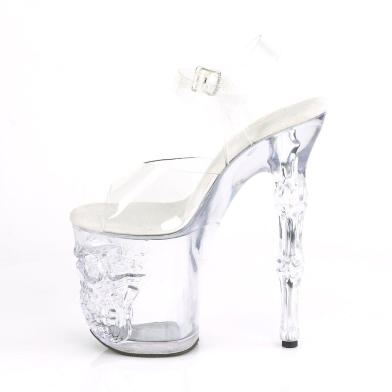 Clear Pleaser Rapture-808 Women's Platform Heels Sandals | AU OBMLSZT