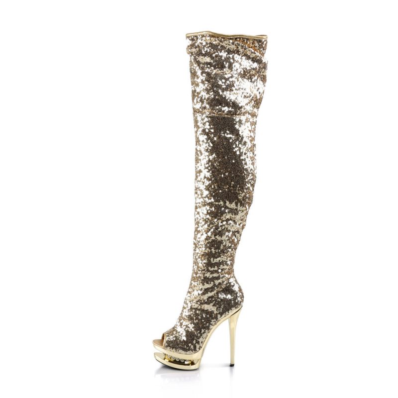 Gold Pleaser Blondie-R-3011 Women's Thigh High Boots | AU EFJQXDR