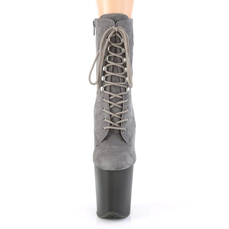 Grey Pleaser Flamingo-1020FST Women's Heels Boots | AU SNOPAYB